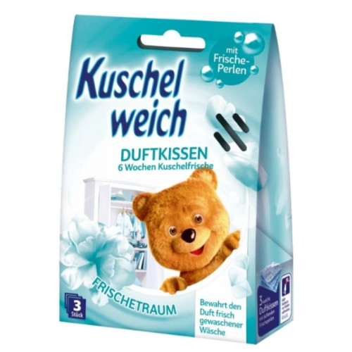 Ароматизатор для гардеробу Kuschel weich «Свіжість білизни», 3 саше